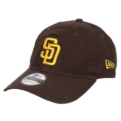 Cap NewEra 9TWENTY CAP MLB Logo Major League Low Cap Hat San Diego Padres Brown 60235242 [New Era] Men's Women's [Product]