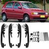 4PCS Car Front Rear Left Right Exterior Door Handle with Keys Fit for Golf MK1 MK2
