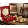 Reines Messing Pooja Thali Set 9 Teile | 20,32 cm