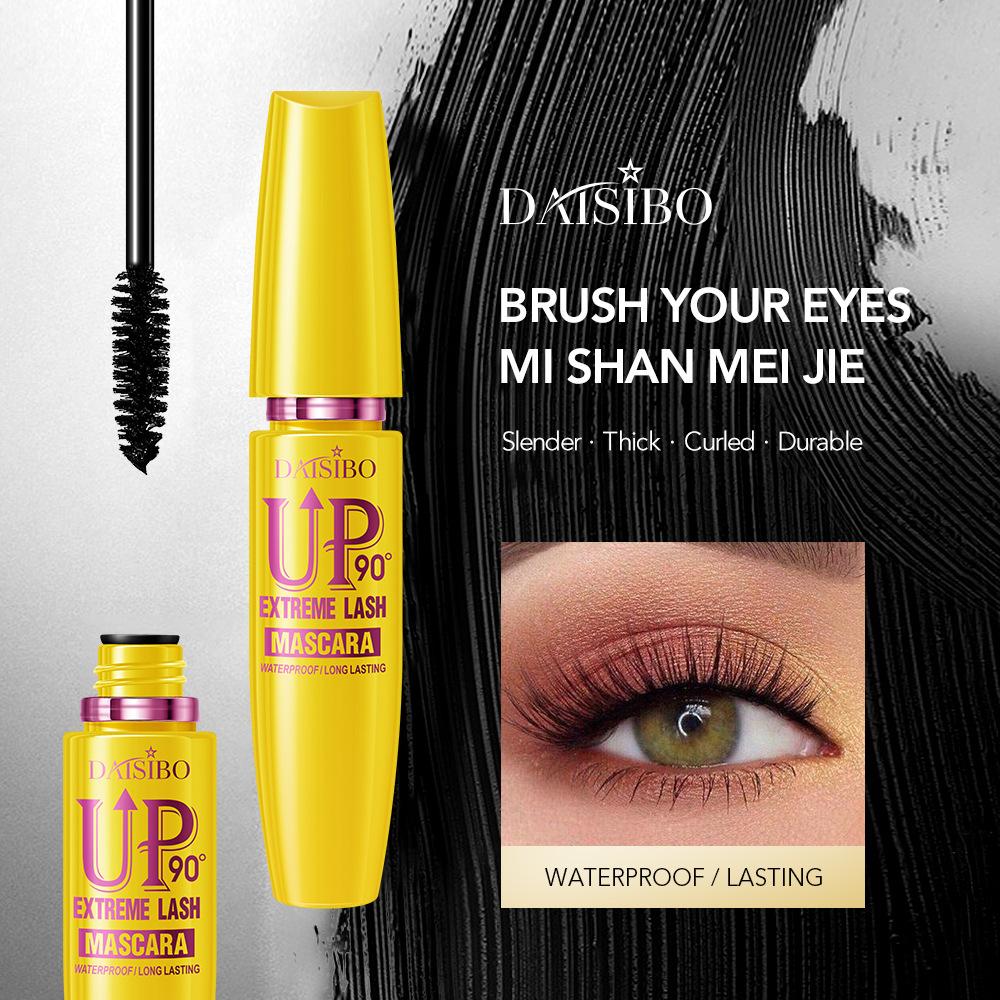 Mascara Waterproof and Sweatproof Lengthening and Non-smudging Black Mascara Quick-drying and Long-lasting Mascara