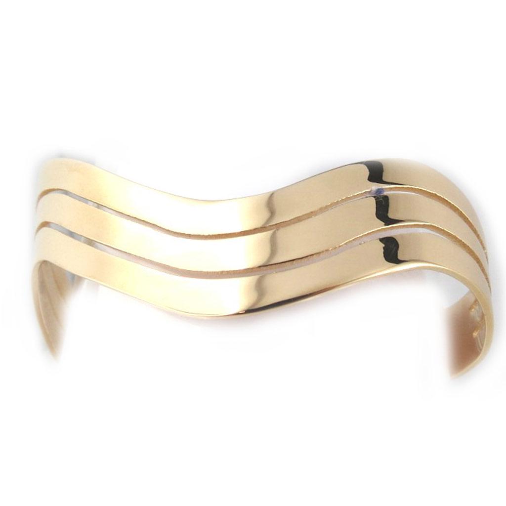 Les Trésors De Lily [N0020] - Gold Plated 'Cléopatra' Bracelet - 66x48x17 Mm