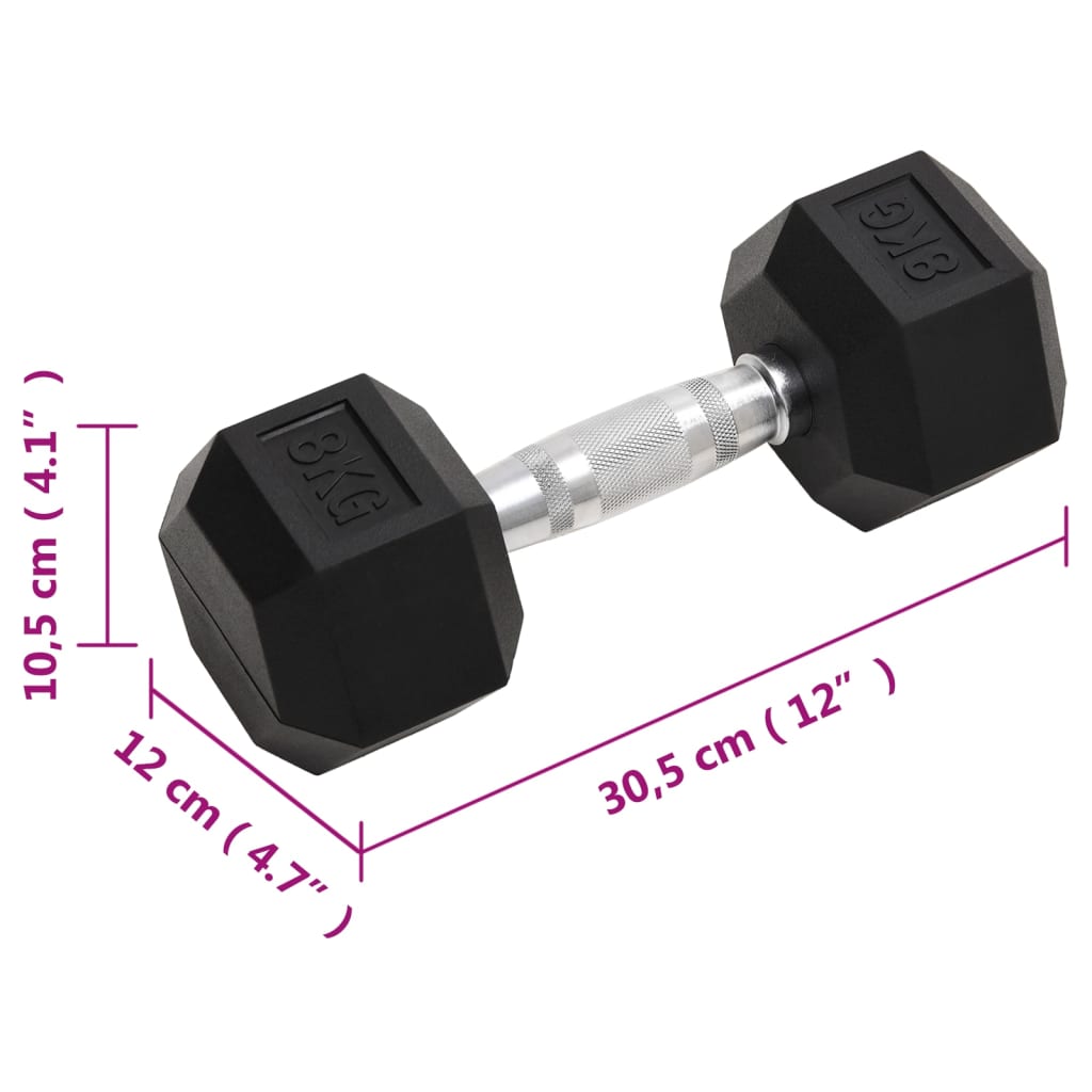 Dumbbells, 2 Pcs, 16 Kg, Cast Iron