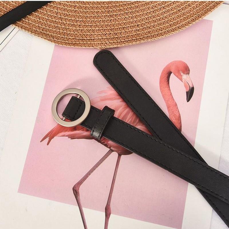 

Womens Contemporary Summer Dress Accessories Pu Waist Belt In Various Shades Elegant Black Silver