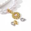 5pcs 10pcs 18K Gold Plated Bails Jewelry Accessories Pendants Bead Separator Charm Holder Jewelry Making Supplies Necklace Bail