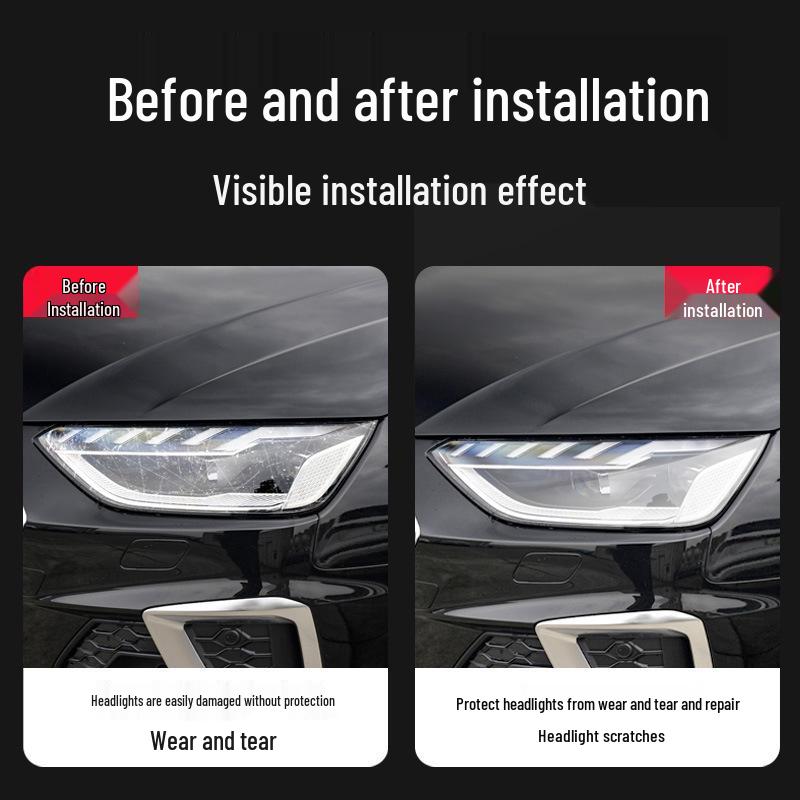 Folia ochronna na reflektory Volkswagen do Teramont X, Tiguan X, Touareg, Thunder Rover, Sagitar, Golf, Viloran, T-Roc