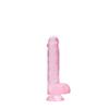 Realrock - Realistic Dildo With Balls 15 Cm
