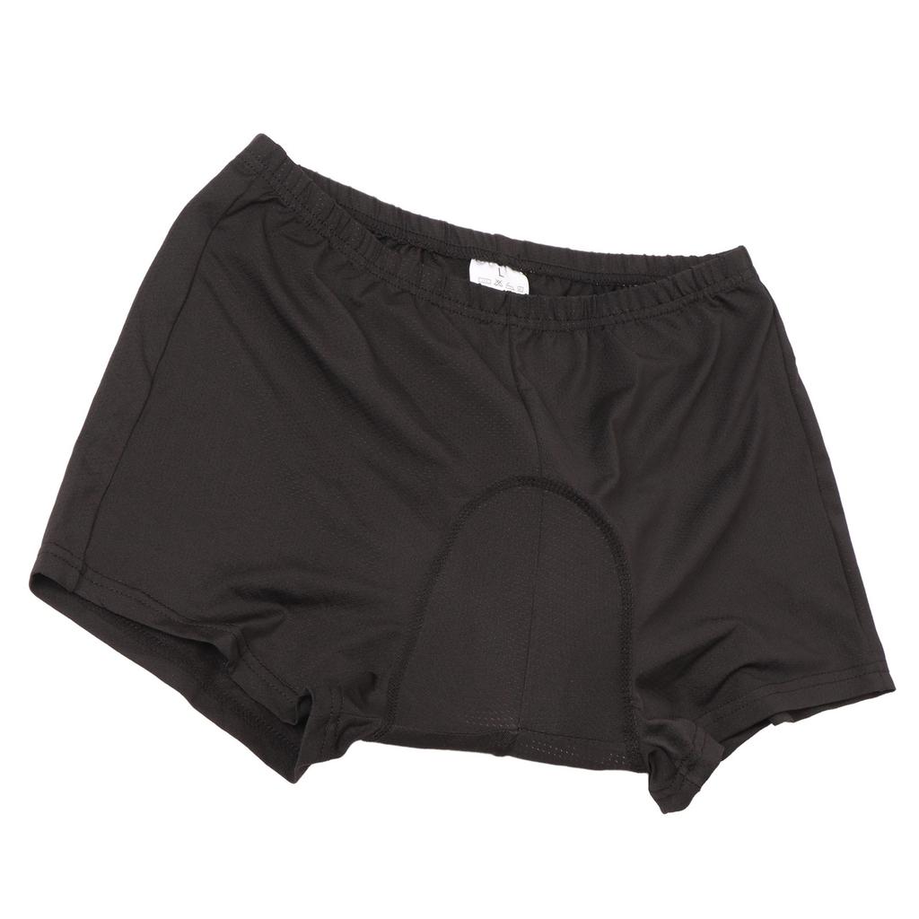 Bike Shorts With Thickened Silicone Pad Riding Clothing Summer Shockproof Breathable Cycling Short Pants Black L