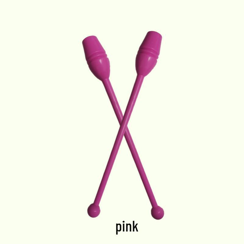 

Набор тренировочных булавы для художественной гимнастики для взрослых и детей - 5 разноцветных булав для соревнований и фитнеса. Large 45cm x 1 розовый