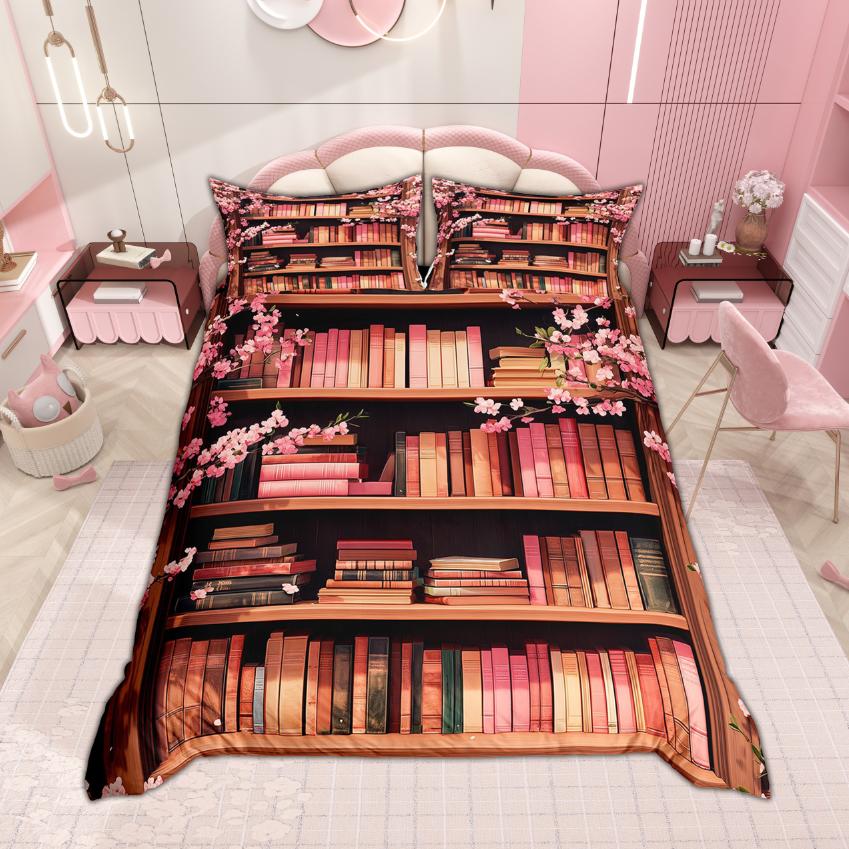 Homewish Happy Halloween Duvet Cover Set Retro Crow Bedding Set Botanical Plant Quilt Cover Set