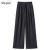 Women's Retro Plaid Wide-Leg Casual Pants