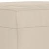 Cream Colored Bench 100 X 35 X 41 Cm Microfiber Fabric