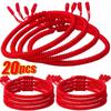 1/10pcs Tibetan Thread Buddhist Bracelet Bangles Adjustable For Women Handmade Knot Amulet Red Rope Lucky Bracelet Charm Jewelry
