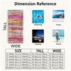 1pc Colorful Stripe Beach Towel Rainbow Pattern Abstract Design Quick Dry Soft Microfiber Bath Towel For Men Women Summer Beach