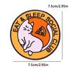 Cute Cat Duck Animal Cartoon Iron On Embroidery Patch for Kids Clothing Backpack Jacket School Bag Kawaii Design Decoration