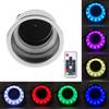 Stainless Steel LED RGB Drink Cup Holder with Remote Control? for Marine RV Truck