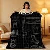 Weapon A-AK-47 Throw High-Density Short Plush Blanket Soft Skin-Friendly for Sofa Nap Air-Conditioned Room