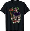 Crazy Evil Killer Clown Horror Scary Holloween Costume T-Shirt