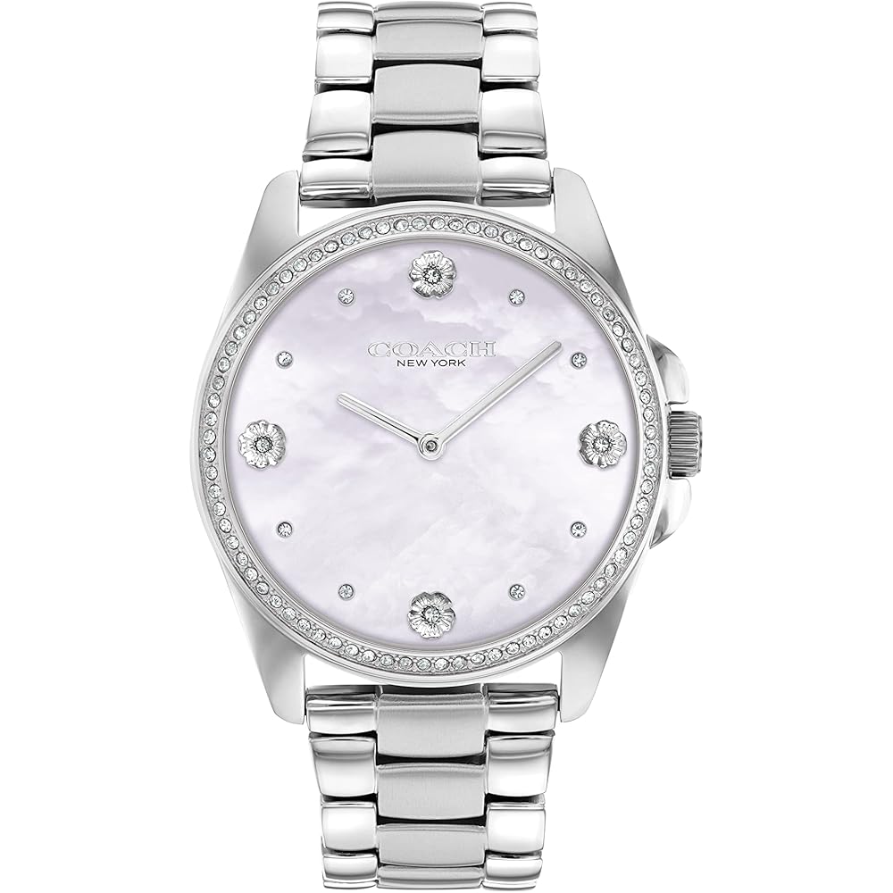 Coach Greyson Women s Watch Silver Dial Stainless Steel Band 14504108