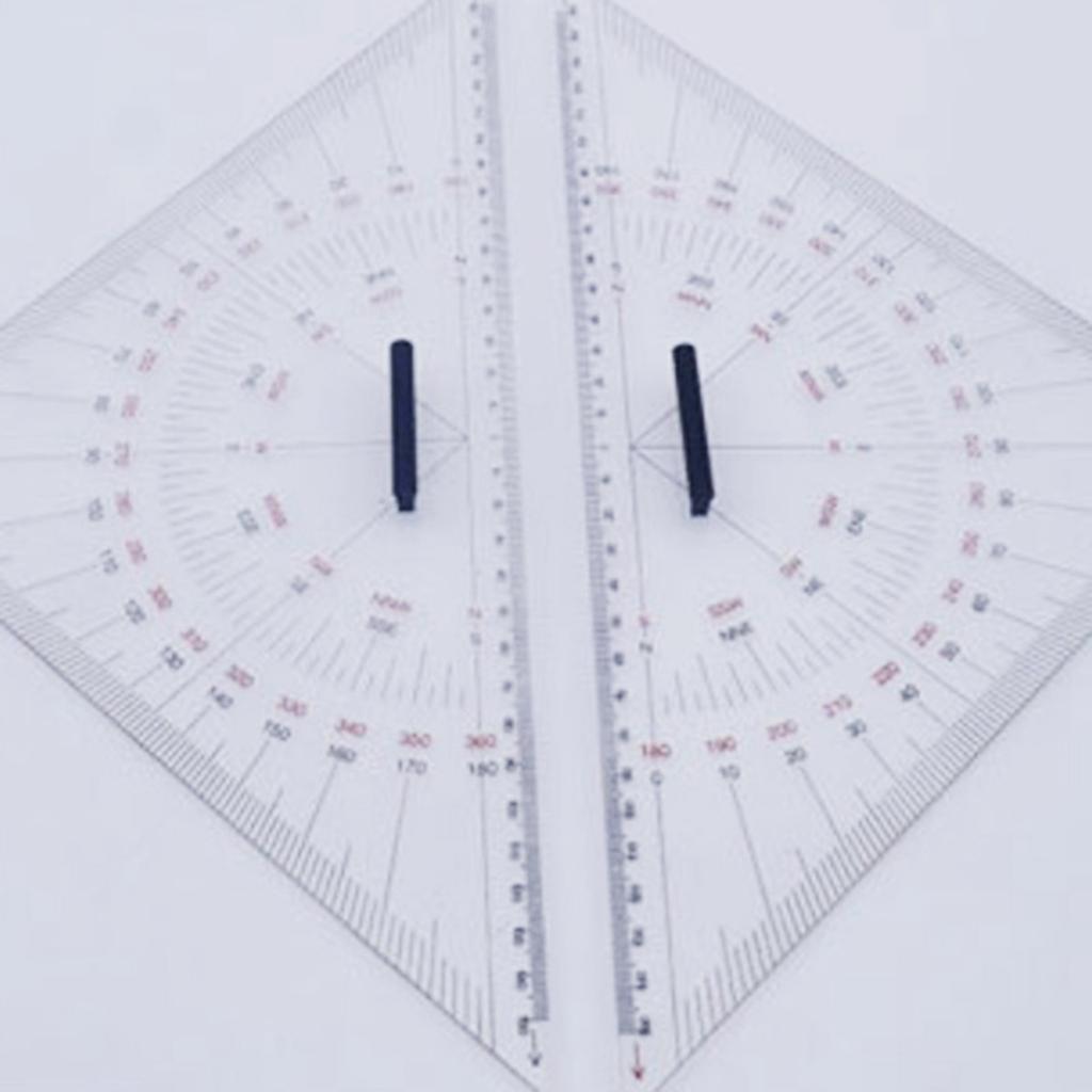 300mm Large-Scale Triangle Ruler Protractor for Ship Drawing Teaching Engineering Geometry Rulers Math Protractor Ruler
