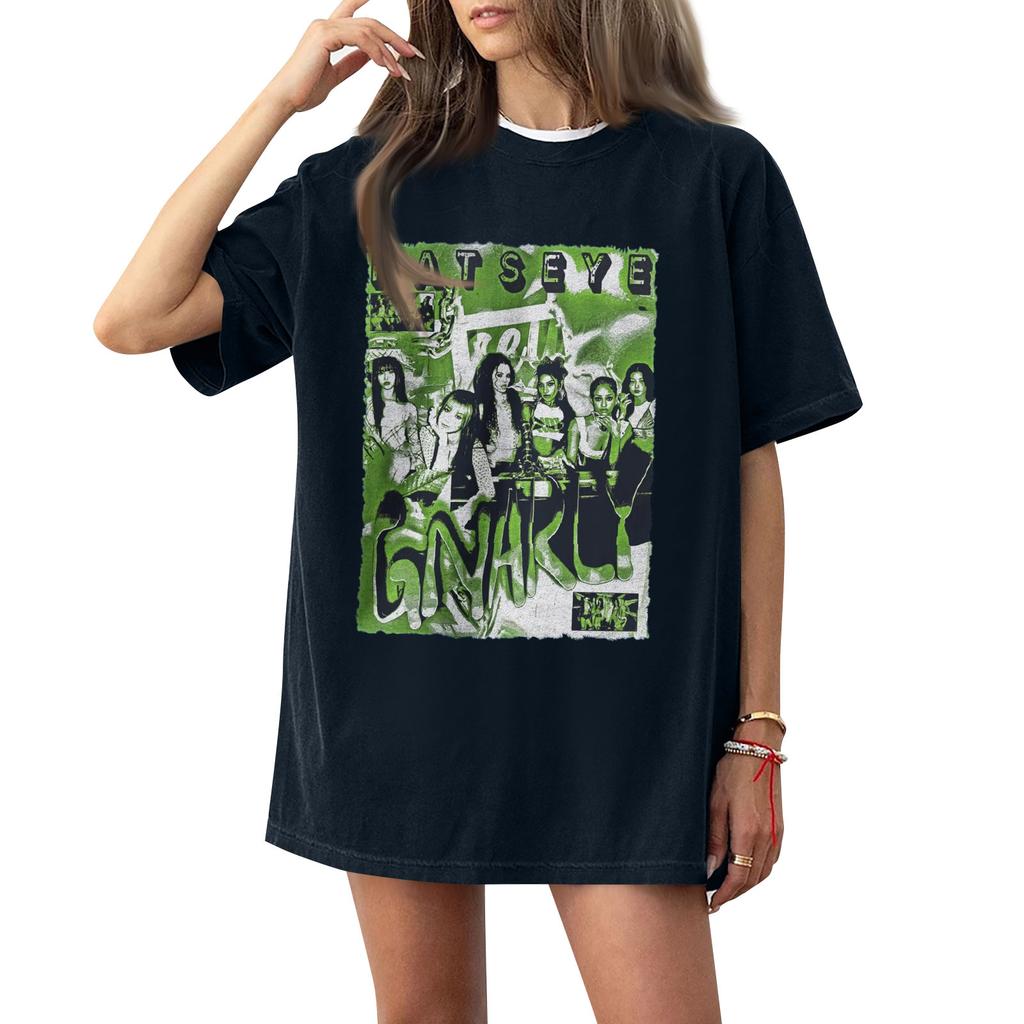 Women's Round Neck Printed Short-sleeved T-shirt Top