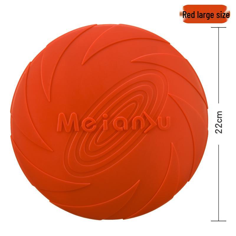 Meianju Dog Frisbee: Durable, Outdoor, Bite-Resistant Toy for Medium & Large Dogs