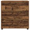Storage Cabinet Reclaimed Wood Look 80 x 31 x 81 cm Engineered Wood
