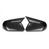 Europe & America Version For   2015-2024 Mirror Caps Pair Car Side  Rearview Mirror Cover Ox Horn Rearview