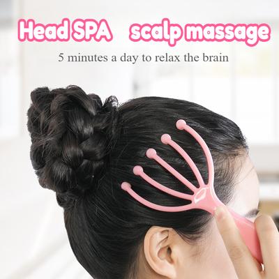 Neun-Klauen-Kopfmassagegerät Kugellager Manuelle Massagekamm Kopfhautentspannung Kratzartefakt Kopftherapie Entspannung Stressabbau Seelenextraktor