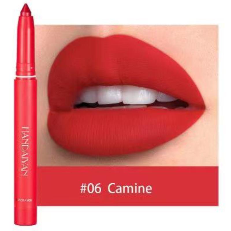 Es ist nicht leicht zu verblassen und an der Tasse zu kleben. Lippenstiftstift Matt Lipliner