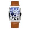 Barrel Watch Men's Imitation Mechanical Belt Quartz Watch Fashion Watch North America