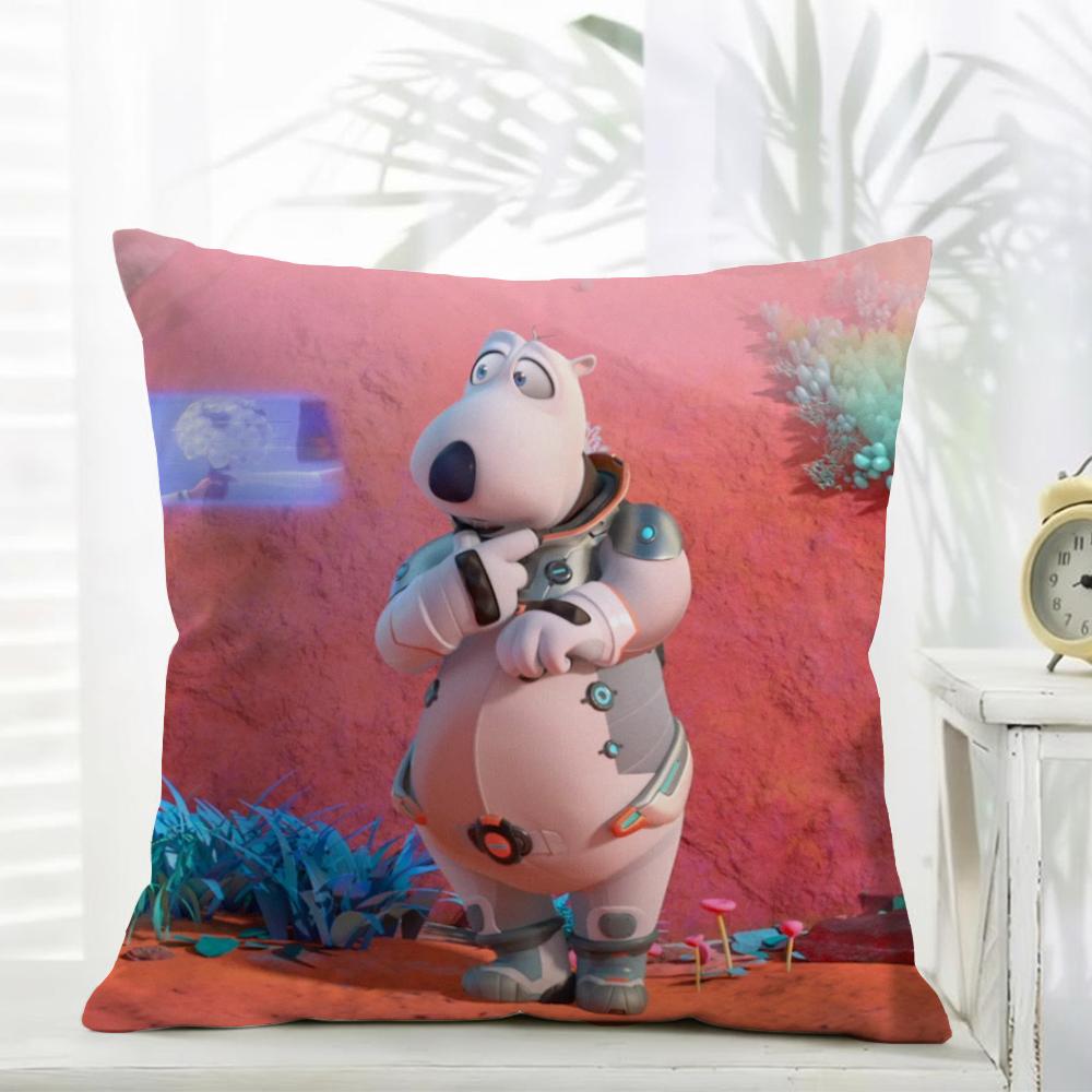 Cute BBackkom Cushion Cover Daily Washable Linen Pillowcase Soft for Sofa Bed Home Room Decor