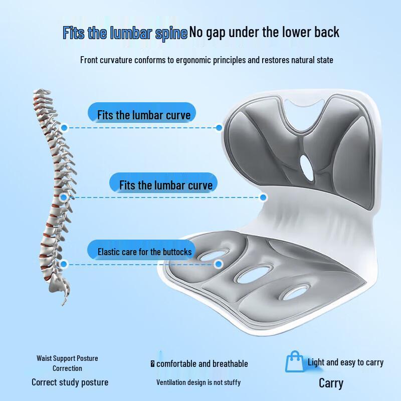 Churong Ergonomic Lumbar Support Cushion for Office Chairs
