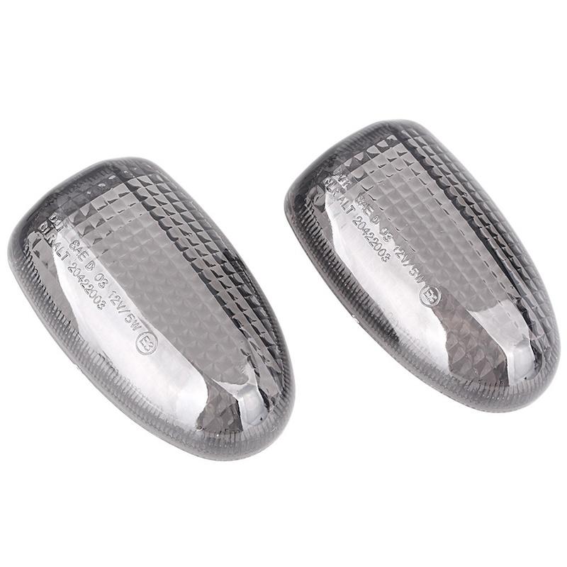 Motorcycle E-Mark Turn Signals Light Lamp Indicator Blinker Lens Cover For BMW K1200RS 1997-2004 & R1150R R1150GS R1200C 2Pcs