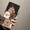 Cute Capybara Phone Cover Case for Samsung Galaxy A55 A57 A06 A37 A12 A53 A73 A05 A52 A23 A25 A51 A70 A15 A13 A16 A41 A50 A36