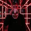 Clown Cosplay Mask Halloween Rhinestone Mask, Creepy Joker Full Face Sparkling Scary for Masquerade Costume Party
