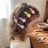 8/16 Pcs/set Flower Multicolor Bownot Hair Clips Plastic Hair Barrettes Bangs Hairpin  Women