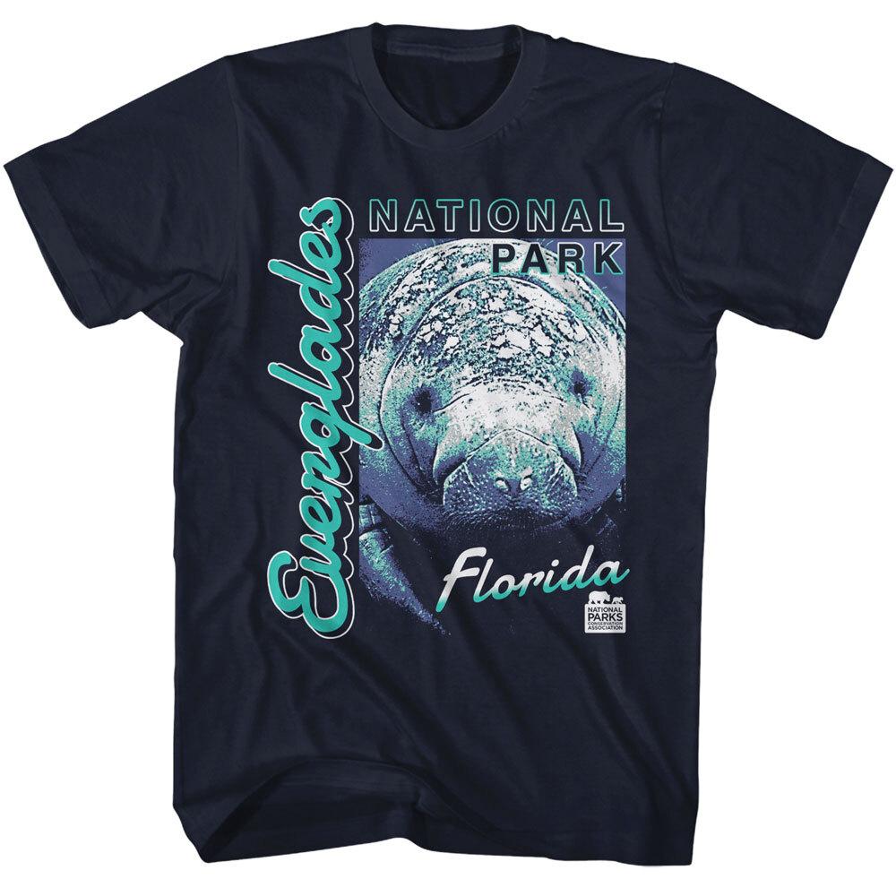 United States Everglades National Park Florida Manatee Men T Shirt M
