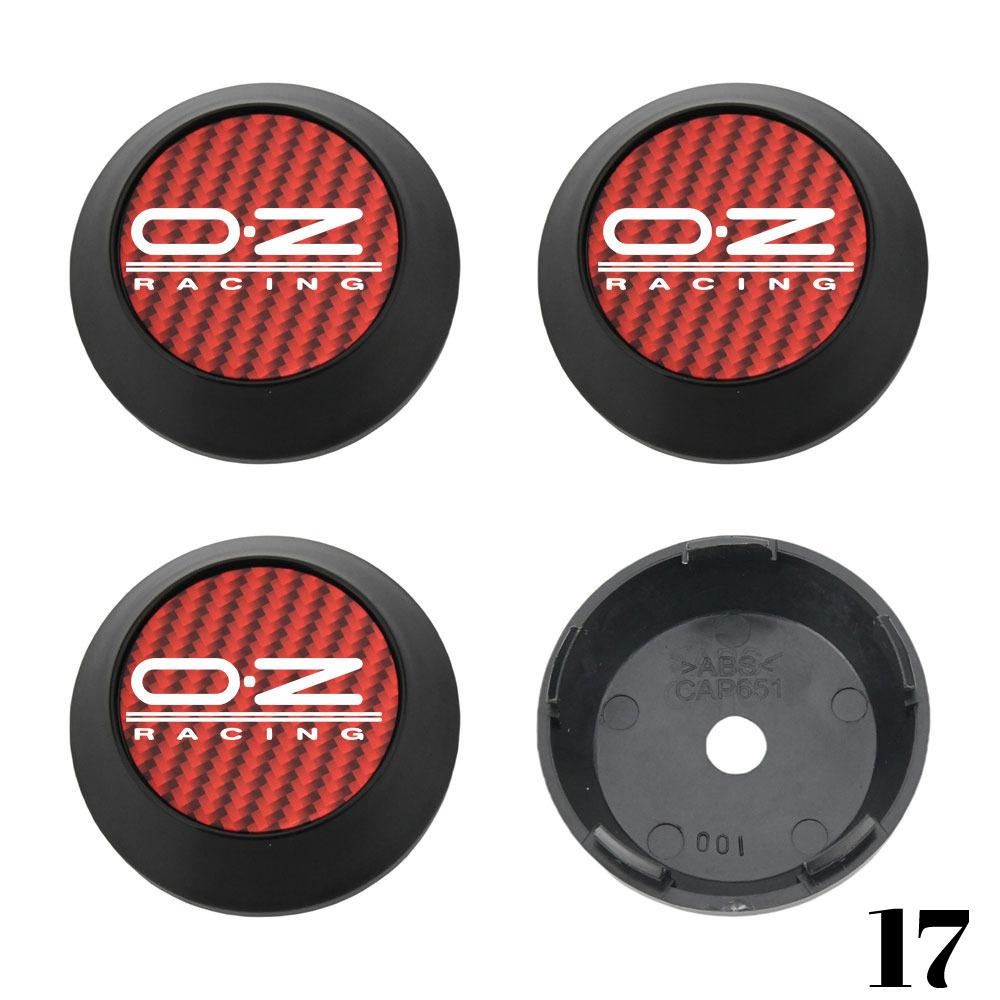 4PCS O.Z Racing Wheel Center Cap 56mm/57mm/58mm/59mm/60mm/61mm/62mm/63mm/64mm/72mm Sport Rim Caps OZ Emblem Wheel Cover Hub Cap