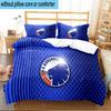 Copenhagen Lion Emblem 3PCS Print Bedding Set, Includes A Duvet Cover and Two Pillowcases for Bedroom, Dormitory, Suitable for All Seasons