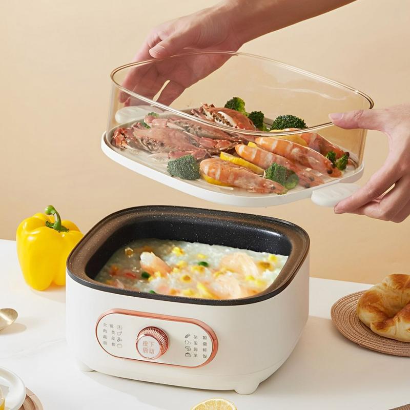 10.5L Electric Food Steamer Large Capacity Double Layers Multi Cooker Breakfast Maker Household Mini Steam Pot Cooking Machine