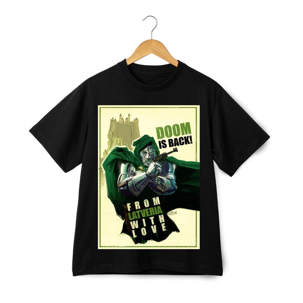 

Doctor Doom T-Shirt - Fantastic Four Comic Villain Poster Art Graphic Unisex Tee XL