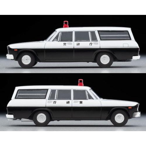 TOMYTEC Tomica Limited Vintage 1/64 Scale LV-204a Toyopet Masterline Patrol Car, Metropolitan Police Department, Finished Product