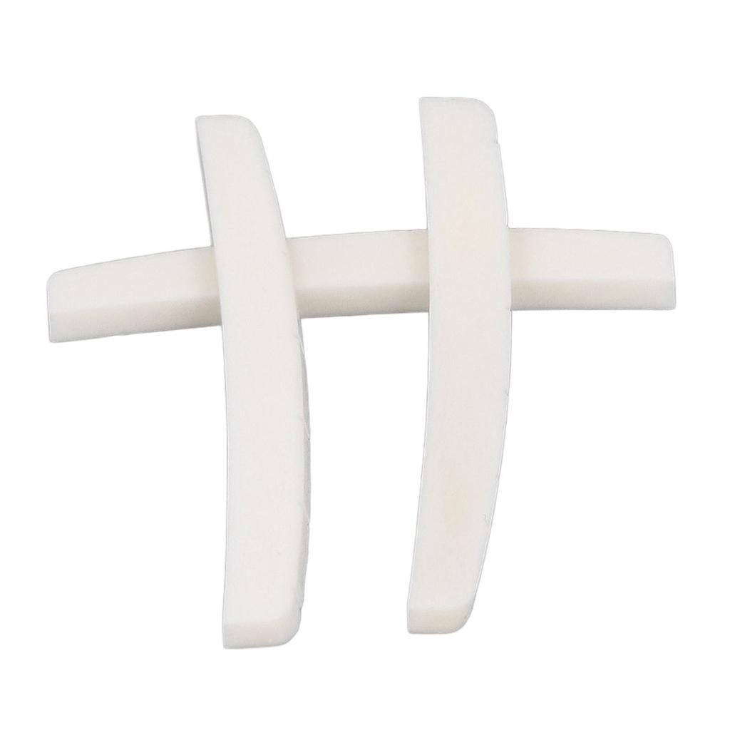 3PCS Electric Guitar Nut 6 Strings Electric Guitar Arc Preslotted Bone Replacement