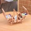 1/12 Scale Retro Sewing Tools Craft Organizer Detailed Mini Sewing Box For Realistic Doll Displays