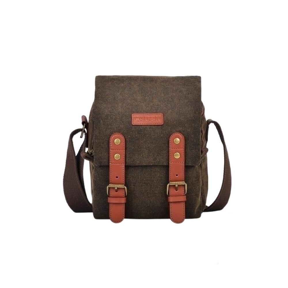 Water-resistant Camera Storage Bag Shockproof Canvas Camera Sling Bag Camera Accessories Action Camera Box Photography кофейный