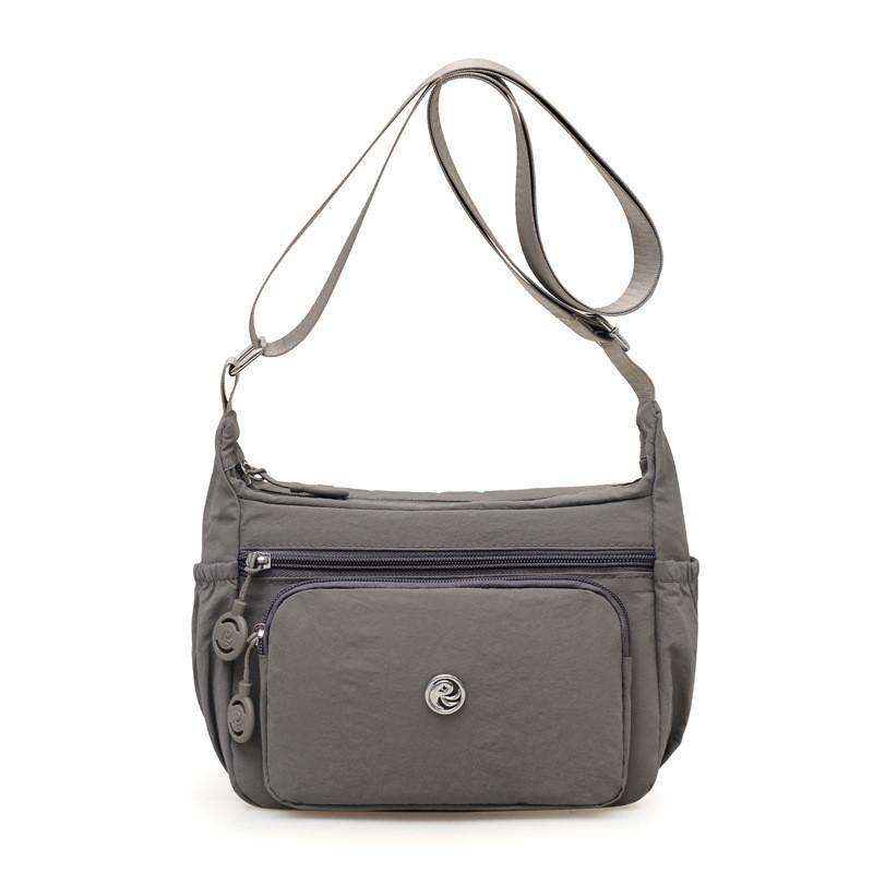Nylon Crossbody Bag For Women With Zipper Closure And Phone Pocket For Daily Use