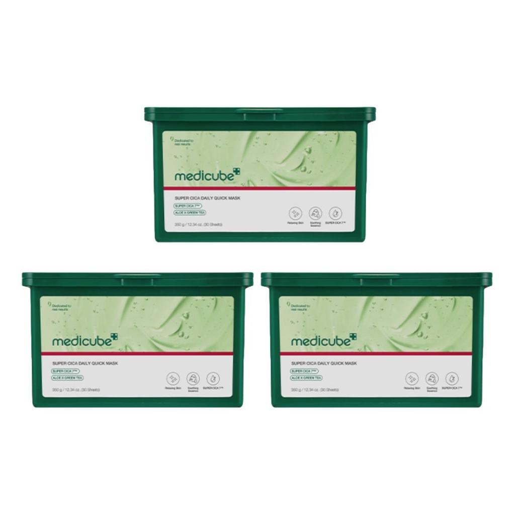 Medicube [Vegan] Super Cica Daily Quick Mask 350 G / 30 Sheets (3 Options)