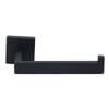 Stainless Steel Toilet Paper Holder Corrosion Resistance Tissue Rack for Bathroom Kitchen (Black)