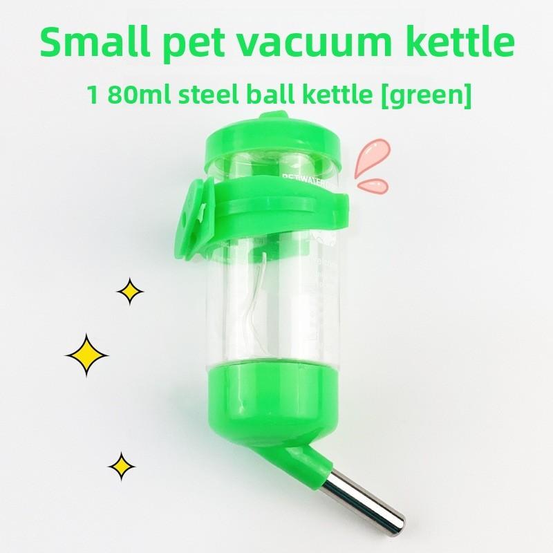 Hamster Water Bottle With Steel Ball Valve Leakproof Drinking Dispenser For Small Pets