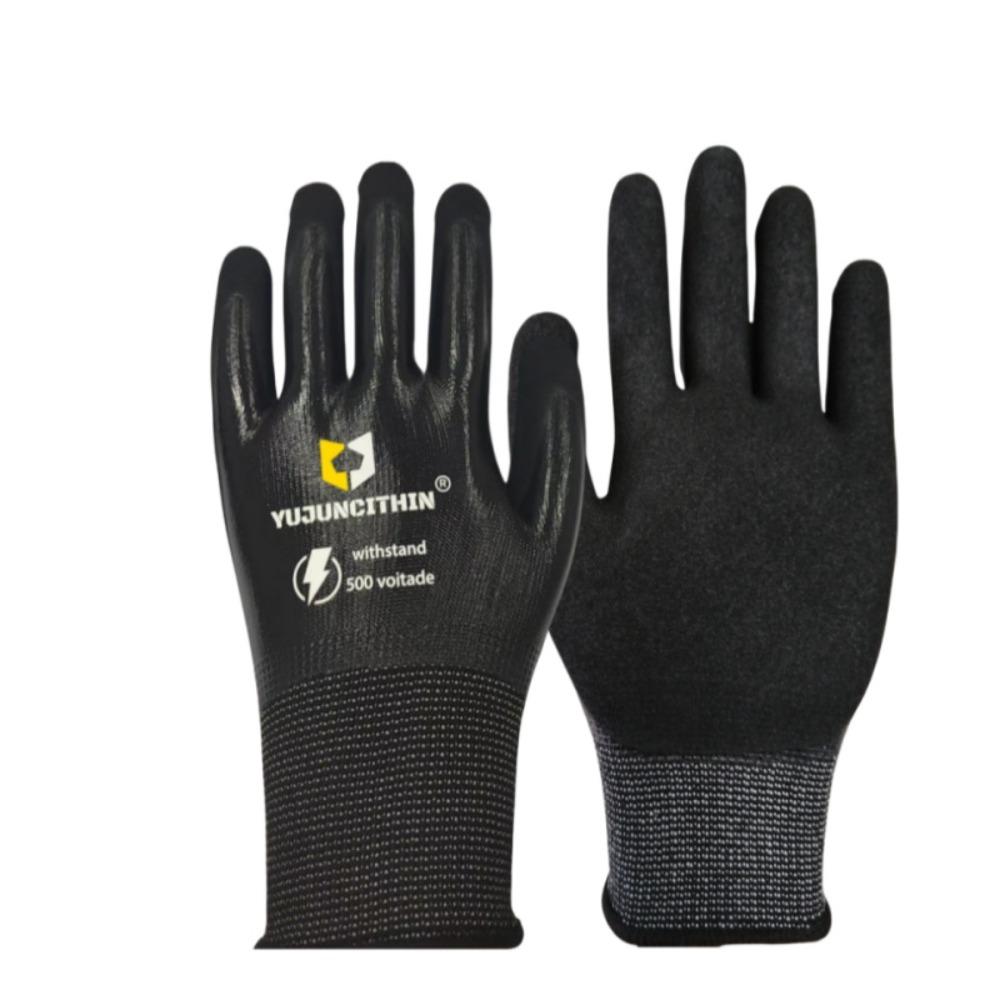 

400/500V Safety Electrician Gloves Ultra-thin Anti Electric Shock Gloves Electrical Maintenance 500V